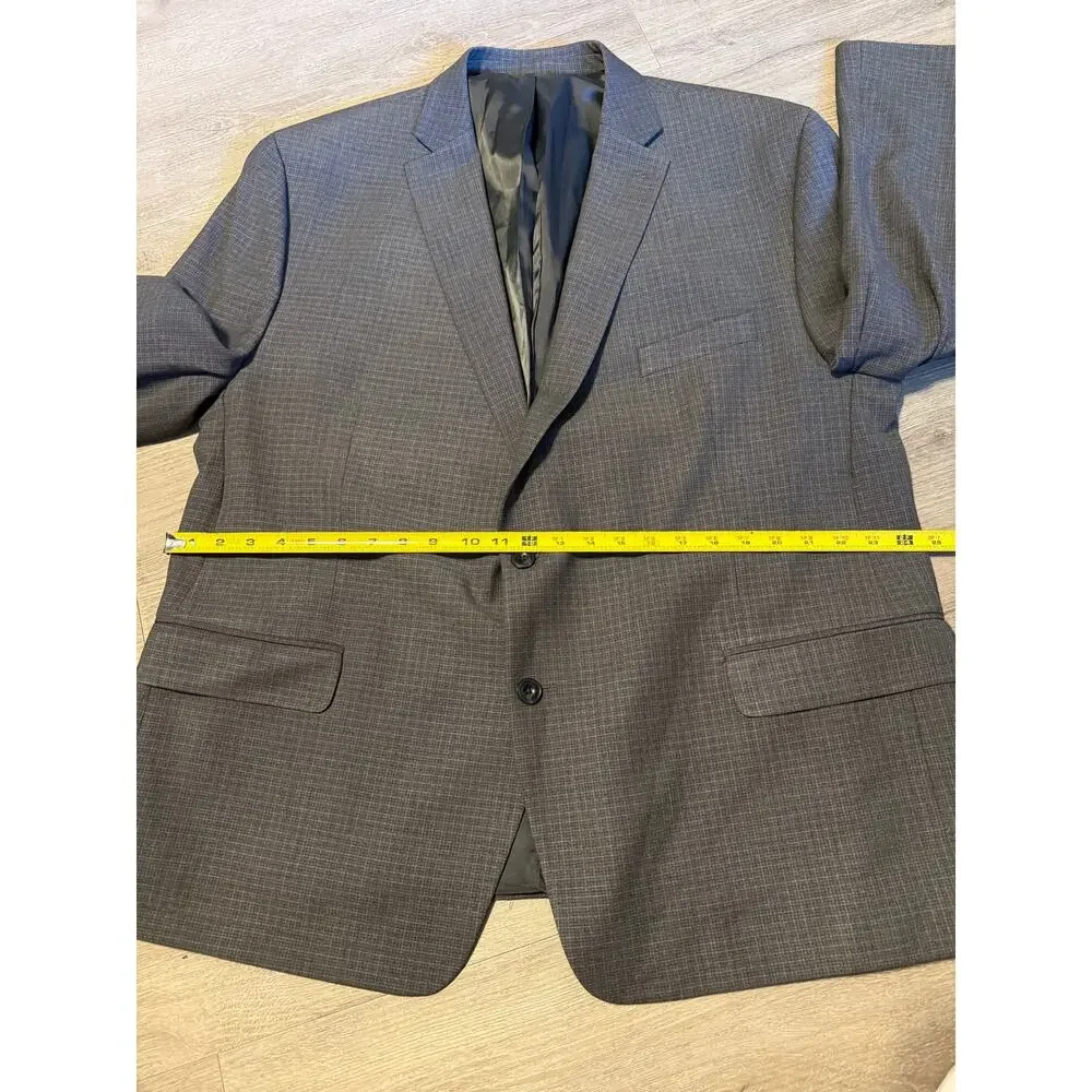 Oscar de la Renta Wool Blazer Mens Size 44R Tailored Fit Sport Coat